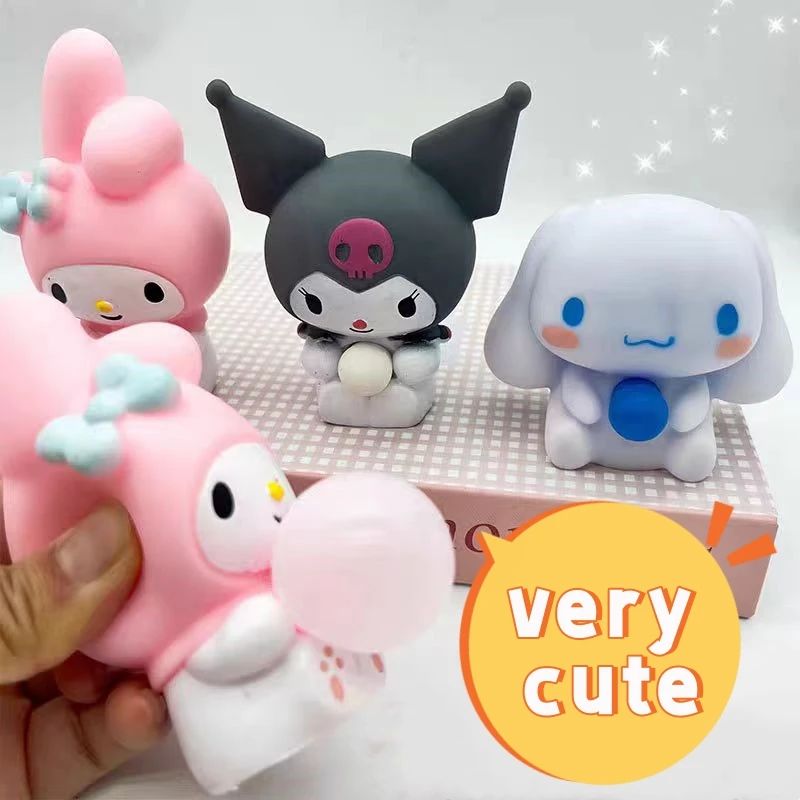 Decompression Toy Anime Figure Kuromi Cinnamoroll Melody Sss