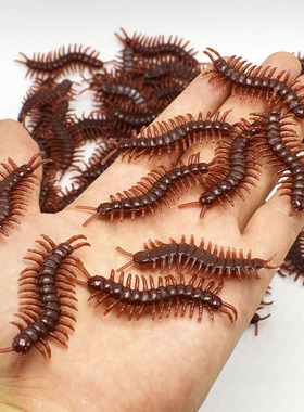 10PCS Halloween Gadget Plastic Cockroach Centipede Scorpion