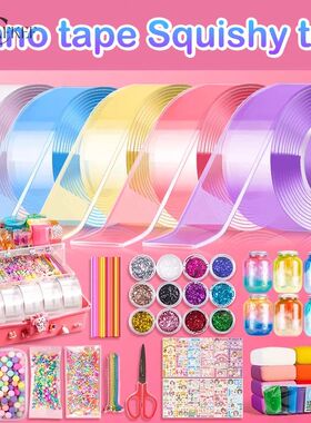 DIY Craft Pinch Toy Making Blowable Bubble Tape Non-marking