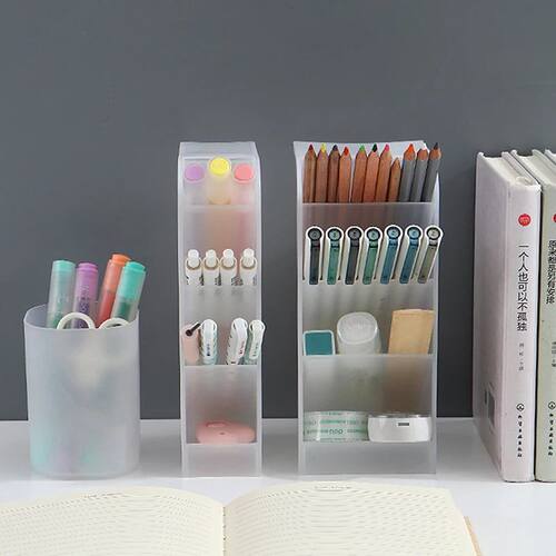 Kawaii Large Capacity Desk Pen Holder Pencil Makeup Storage