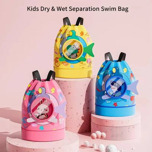 Children's Swimming Bag Kids Waterproof Storage Shoulder Pac