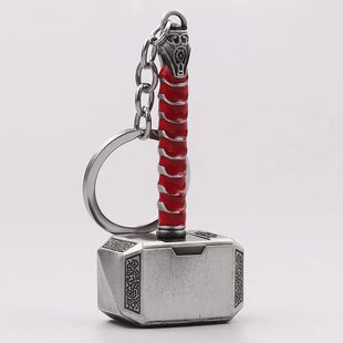 Hammer Metal Keyring Avengers Men Marvel Thor Chain The Key