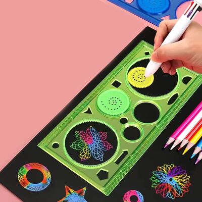 Creative Geometry Spirograph Drawing Stencils Set Painting T