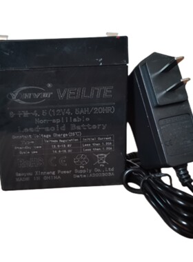 威力特12V4.5AH/20HR童车电瓶蓄电池儿童玩具车摩托车充电器配件