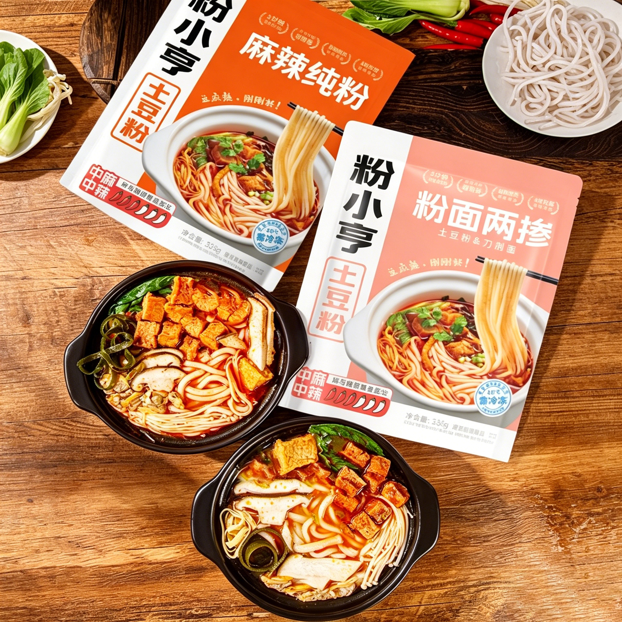 砂锅土豆粉麻辣烫米线方便面速食
