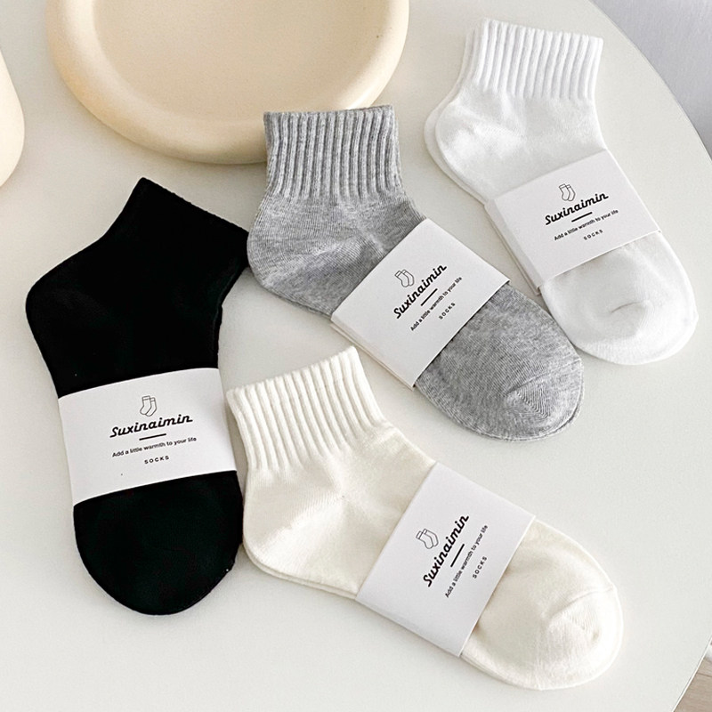 短袜女黑色春秋夏季纯棉防臭ins潮白色网红短筒女袜夏款男士袜子,女士内衣/男士内衣/家居服,短袜,淘宝优惠券,粉丝福利购,淘宝优惠卷