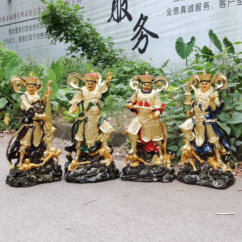 华音殿四大天王神像树脂佛像