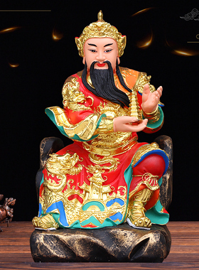 托塔天王佛像神像树脂玻璃钢材质