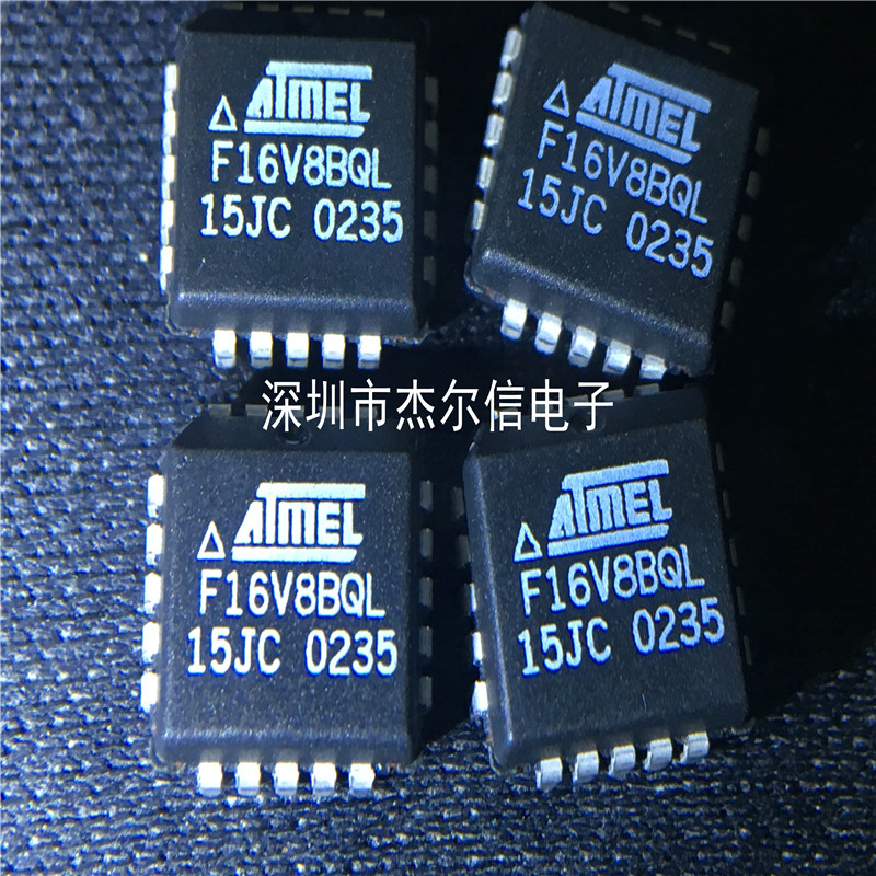 ATF16V8BQL-15JC F16V8BQL ATMEL PLCC-20全新进口原装可直拍出样 - 实物图
