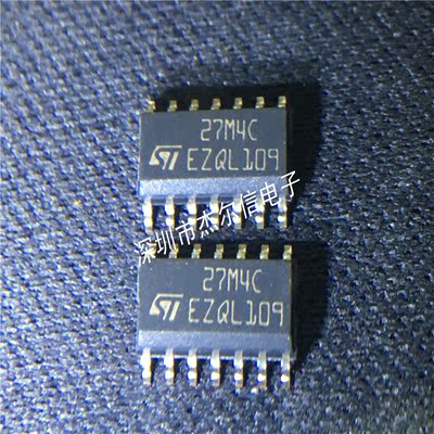 TS27M4CDT 丝印27M4C ST SOP-14 全新进口原装 可直拍 出样