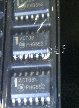 MC74ACT08DR2G 丝印ACT08 ON SOIC-14 全新进口原装 可直拍 出样