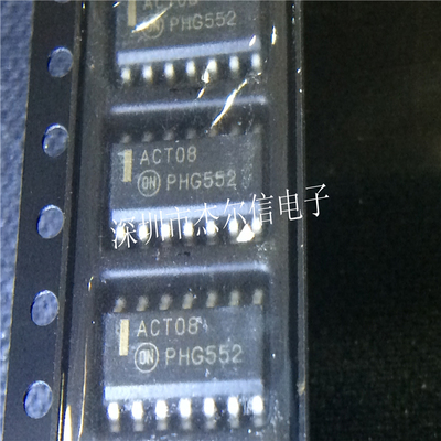 MC74ACT08DR2G 丝印ACT08 ON SOIC-14 全新进口原装 可直拍 出样