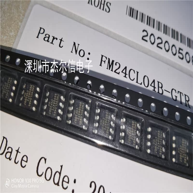 FM24CL04B-GTR FM24CL04BG CYPRESS SOP-8 全新进口原装 可直拍