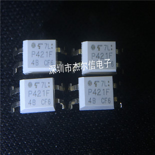 TLP421F P421F TOSHIBA SOP-4 光耦合成器 全新进口原装 可直拍