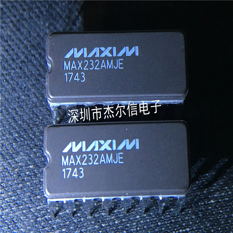 MAX232AMJE  MAX232 MAXIM CDIP-16 全新进口原装 可直拍 出样