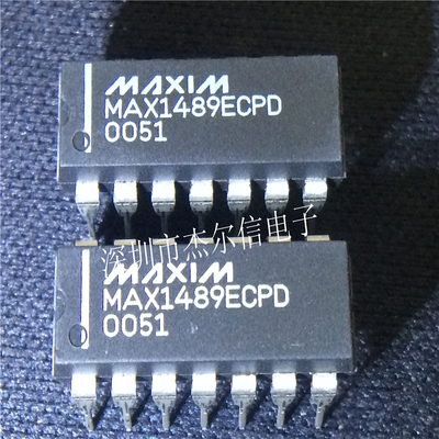 MAX1489ECPD MAX1489 MAXIM DIP-14 全新进口原装 可直拍 出样