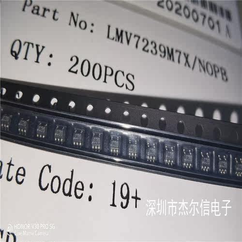 LMV7239M7X LMV7239M 丝印C20 TI SC70-5全新进口原装 可直拍出样
