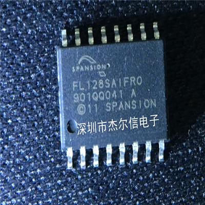 S25FL128SAGMFIR01 FL128SAIFR0 SPANSION SOP-16进口原装 可直拍