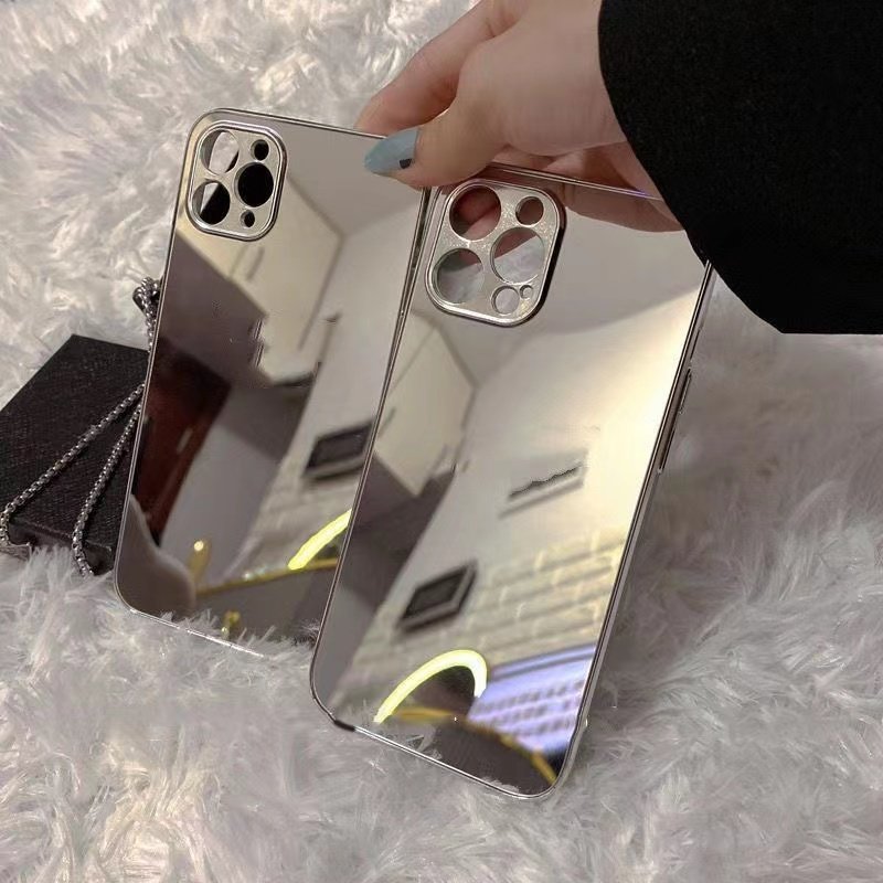 ins网红超酷玻璃镜面iPhone14/13promax手机壳适用苹果12/11新款x