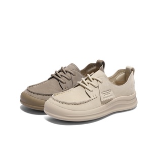 新款 子2025春季 女鞋 D5G1DAM5 休闲鞋 单鞋 真皮袋鼠鞋 百丽厚底勃肯鞋