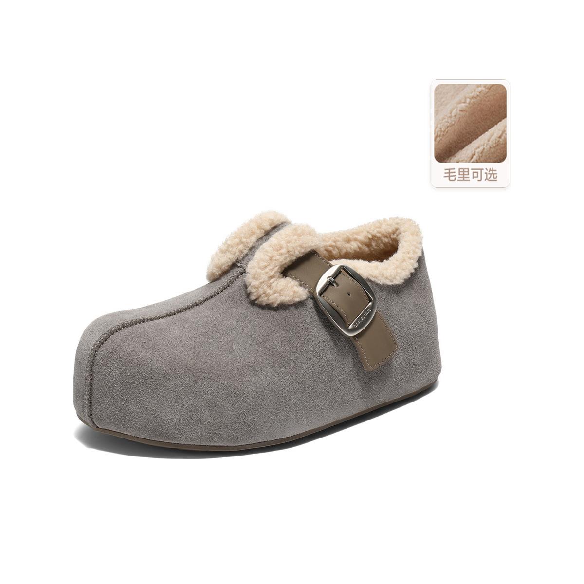 百丽厚底吐司勃肯鞋包头穆勒女鞋