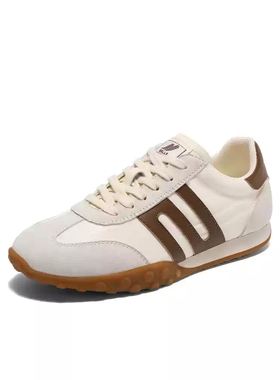 百丽跑道彩虹豆德训鞋女鞋子2025夏新款阿甘鞋休闲单鞋D5R1 D5R1D