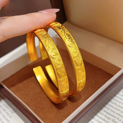 金店同款国风沙金手镯