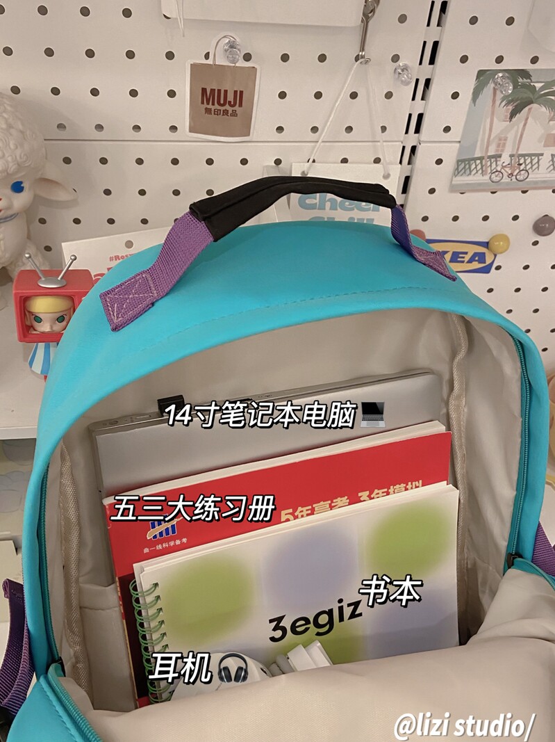 RIKAS NICHE DESIGN LARGE-CAPACITY LIGHT SPORTS STYLE FEMALE COLLEGE STUDENT SCHOOLBAG JUNIOR HIGH SCHOOL JAPANESE BACKPACK