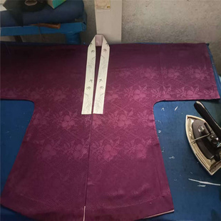 汉服上衣方领圆领比甲立领对襟短衫褙子宋圆领交领飞机袖来料定制