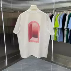 Summer New Style Ca Casa Men's Casual Short-Sleeved T-Shirt with Letter Print, Drop Shoulder Sleeves, Loose and Versatile, Unisex