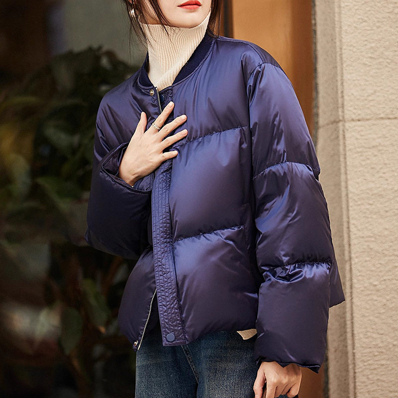 新款白鹅绒三防面包服羽绒服