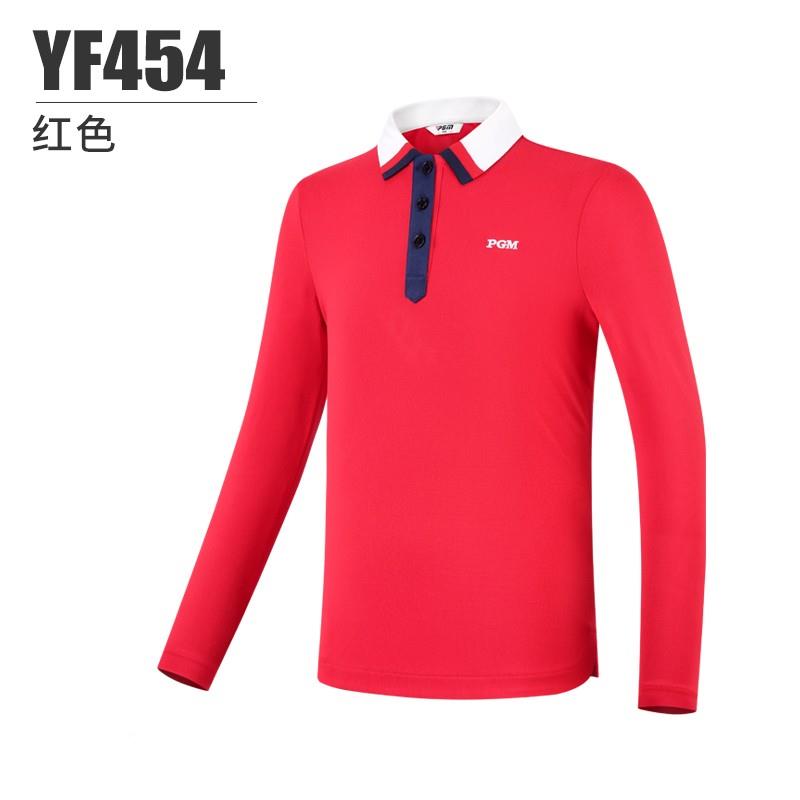 儿童高童尔夫长衣袖衣服秋季女装学院风青少年运动冬恤上YF454服-封面