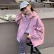 2025新款 洋气中大儿童冲锋衣春秋小女孩运动连帽上衣 女童外套秋装