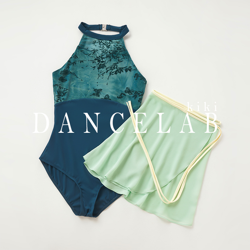 dancelabkiki形体服网纱挂脖款