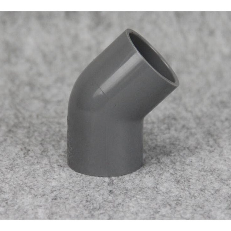 台塑南亚 upvc管 pvc45度弯头 国标塑料水管 半弯20 25 32 40 50