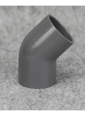 台塑南亚 UPVC管 PVC45度弯头 国标塑料水管 半弯20 25 32 40 50