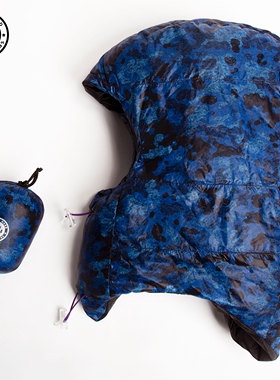 WIND HARD/风刑20D羽绒帽子冬季帐篷保暖帽超轻户外露营成人鸭绒