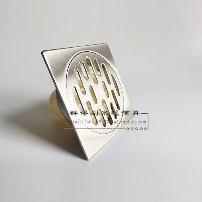 正品 潜水艇地漏GF50-10B 加厚不锈钢防臭地漏 干湿区 淋浴房地漏