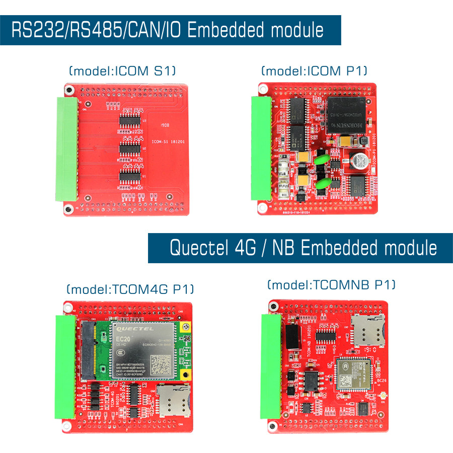 RS232/RS485/CAN接口模块beaglebone树莓派imx6ul开发板4G/NB-IOT