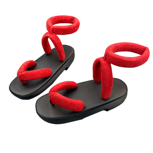 外贸原神cos鞋稻妻鹿野院平藏cos木屐小鹿平藏cos鞋cosplay鞋