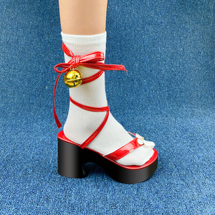 崩坏星穹铁道花火cos鞋子平替木屐软底高跟cosplay鞋子舞台鞋配件