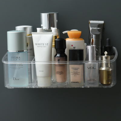 亿乐透明改S免打孔置物架