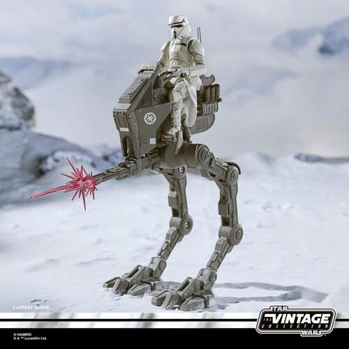 【新品现货】星球大战复古系列 帝国残余AT-RT与驾驶员 3.75可动