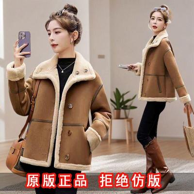 羊羔毛外套冬季新款皮草