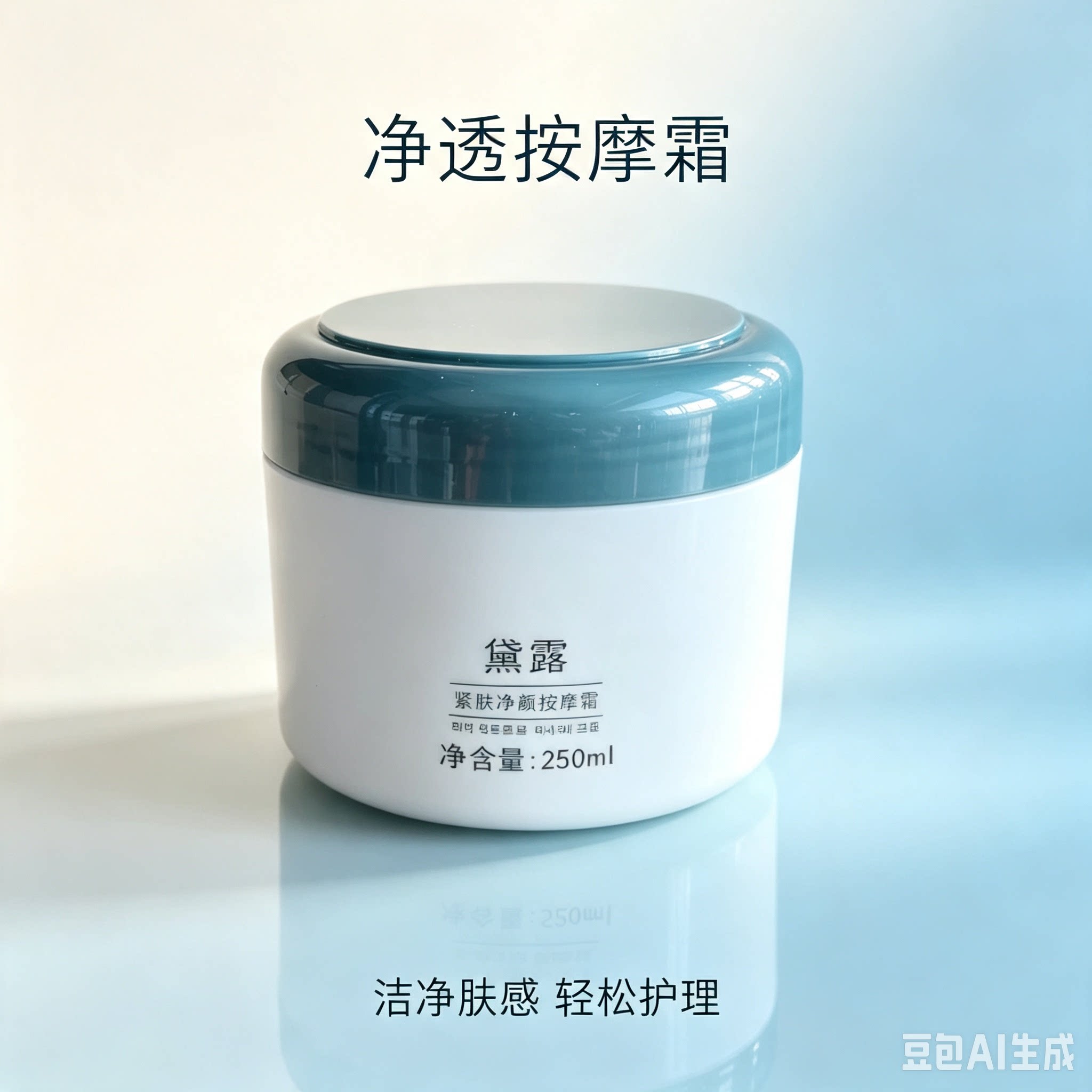 黛露按摩膏韩国熊津化妆品 紧肤净颜按摩霜补充水分新包装250ml