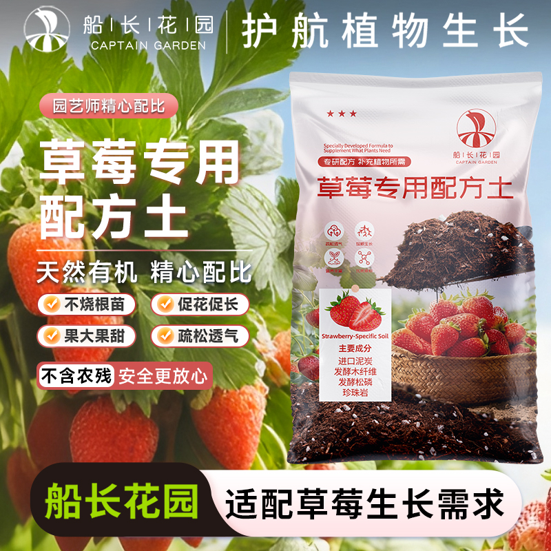 草莓专用配方土通用松鳞营养土土