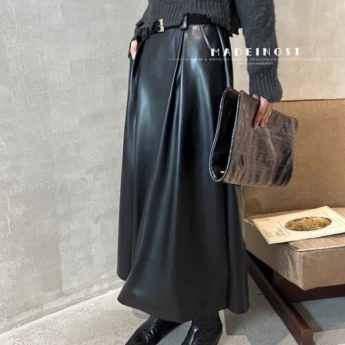 伞裙子过年显高级神器中长款