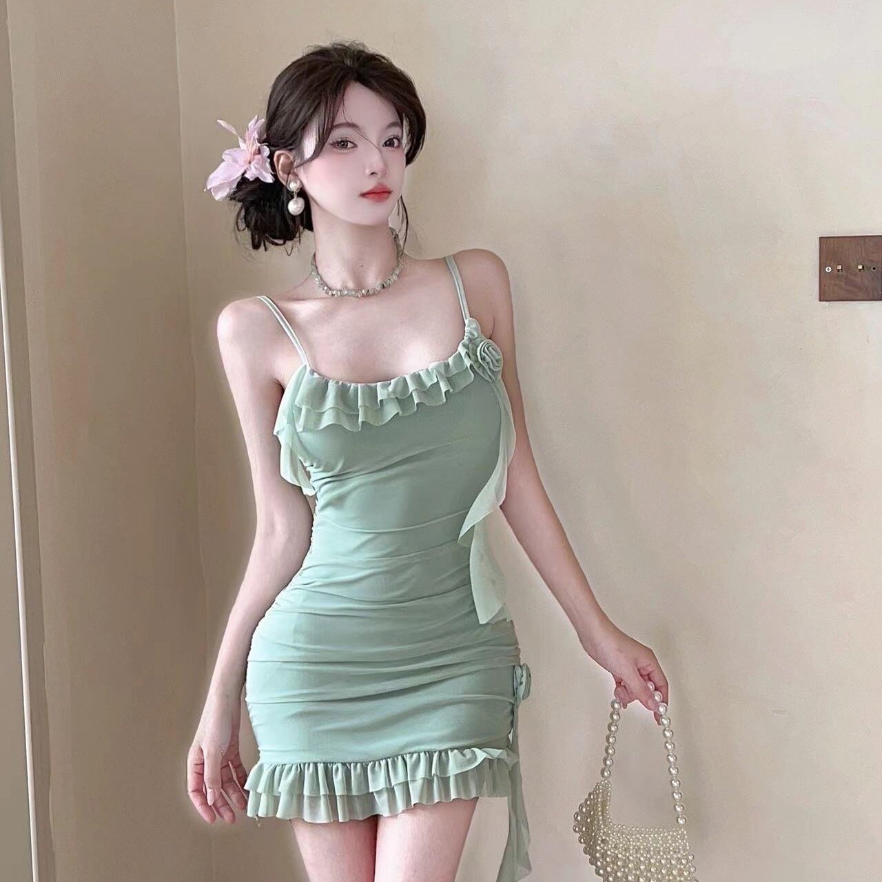 夜店辣妹性感女装吊带连衣裙新款