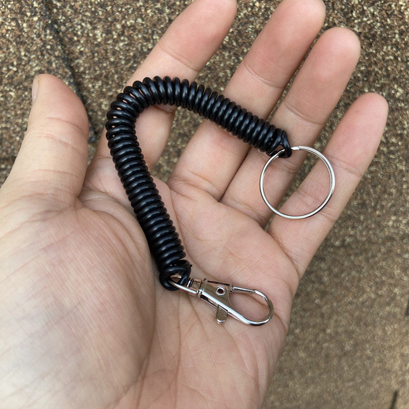 电话线弹簧绳老年人防丢绳拉伸弹力弹簧钥匙防丢绳伸缩裤腰链