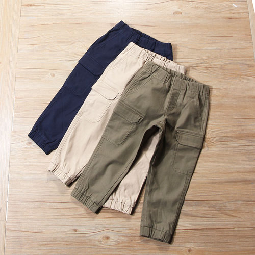 男童中大童休闲裤多口袋工装裤